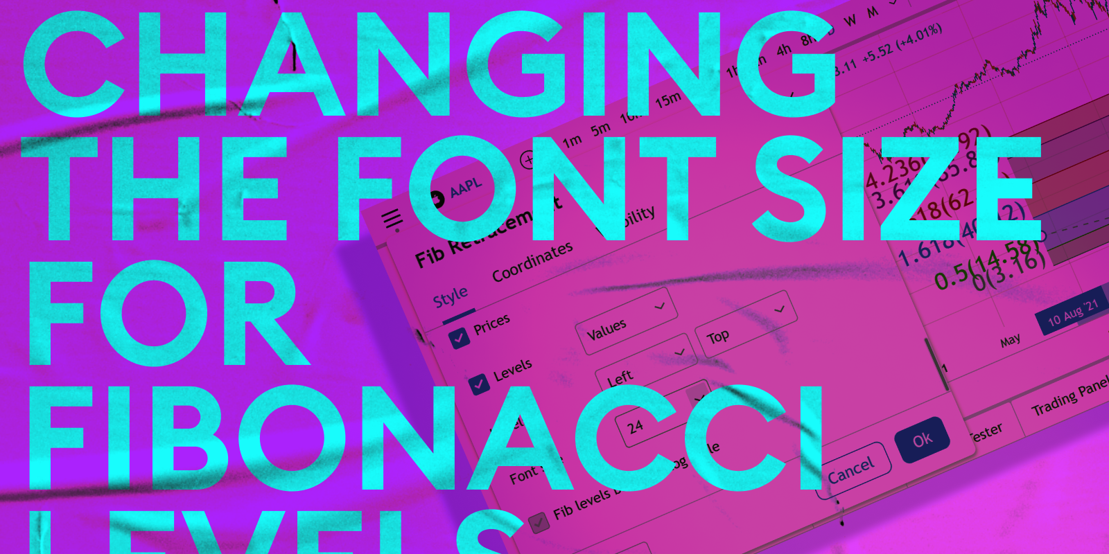 Changing the font size for Fibonacci levels — TradingView Blog
